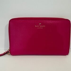 Kate Spade Fuchsia Leather Wallet